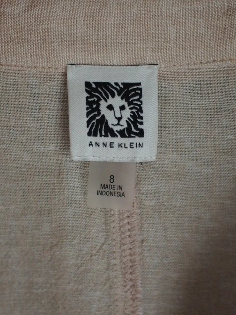 Anne Klein | Linen Blend Shirt Dress - Picture 2 of 5